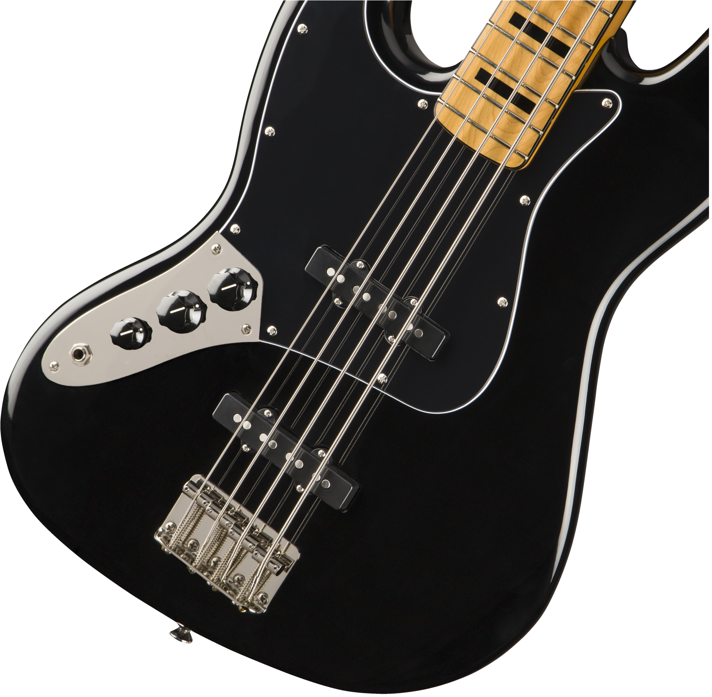 Squier® Classic Vibe '70s Jazz Bass® Left-Handed, Maple Fingerboard, Black