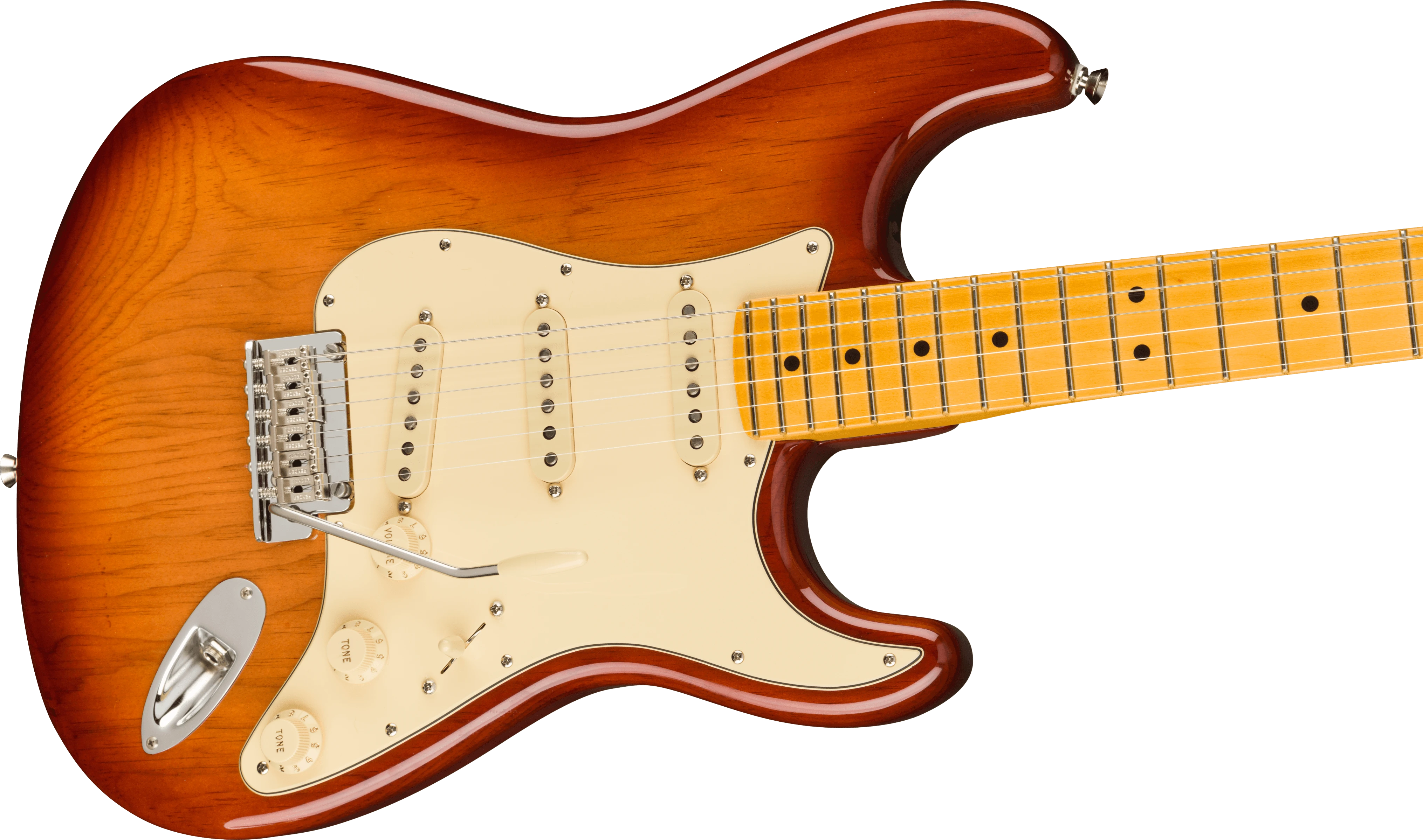 Fender® American Professional II Stratocaster®, Maple Fingerboard, Sienna Sunburst