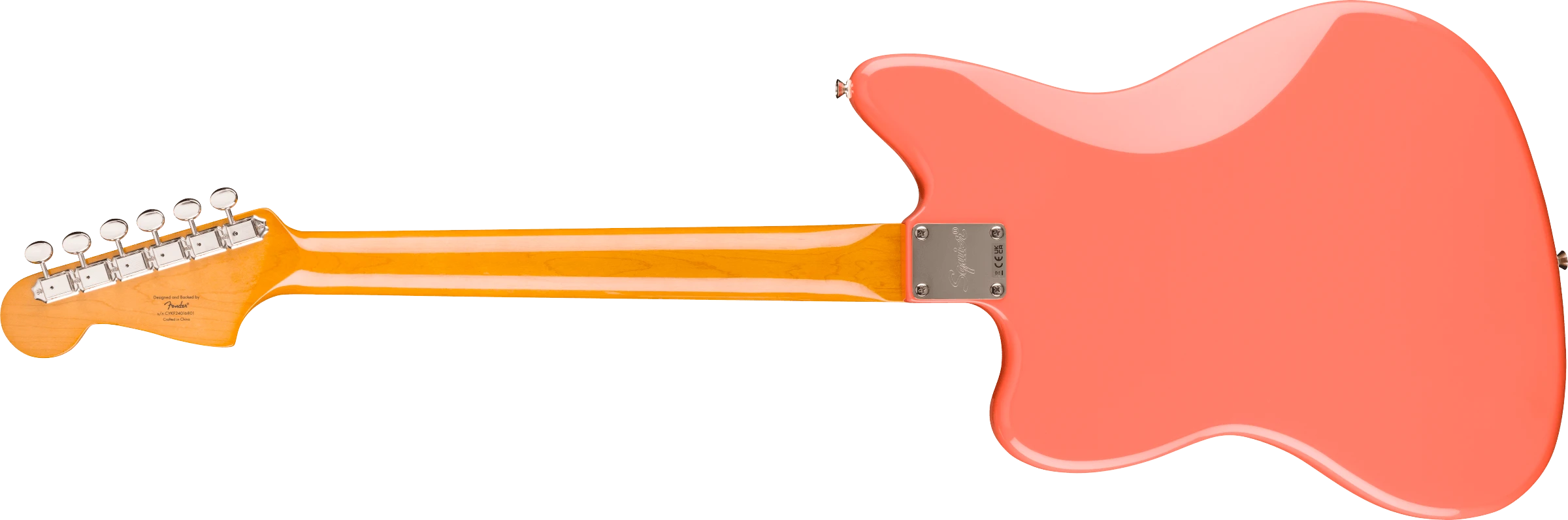 Squier® Classic Vibe™ '60s Jazzmaster®, Laurel Fingerboard, Tortoishell Pickguard, Tahitian Coral