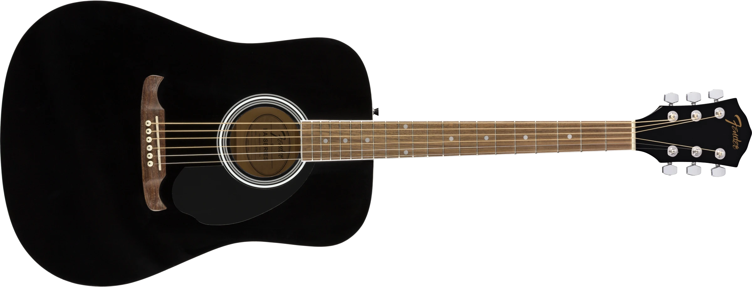 Fender® FA-125 Dreadnought, Walnut Fingerboard, Black