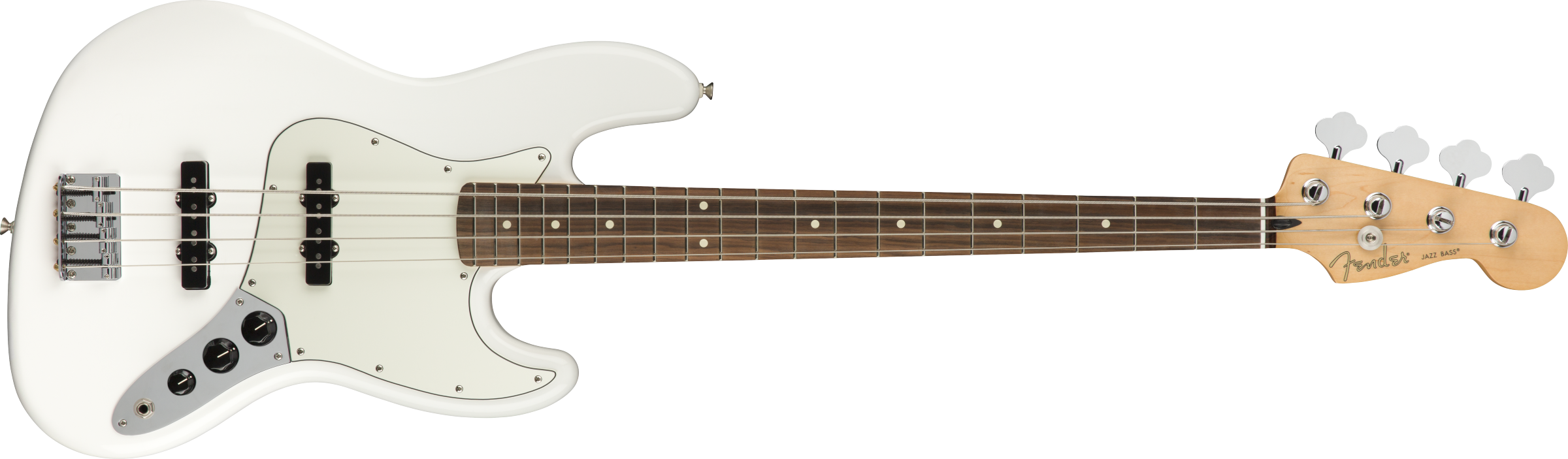 Fender® Player Jazz Bass®, Pau Ferro Fingerboard, Polar White
