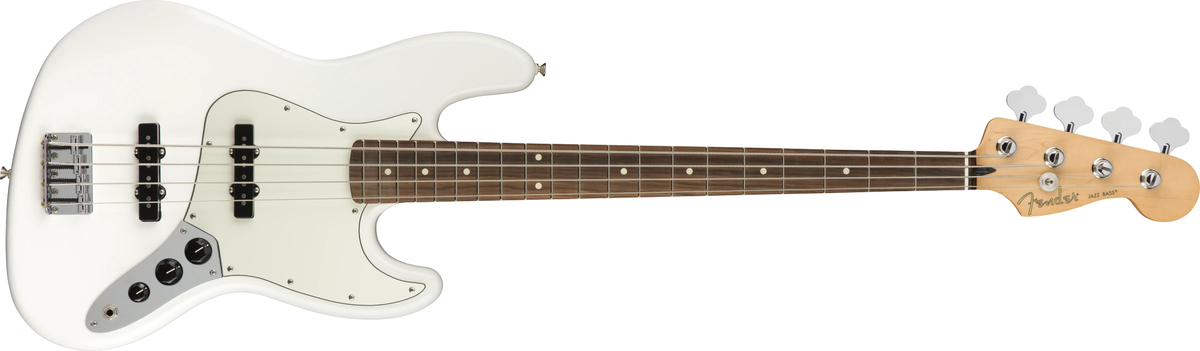 Fender® Player Jazz Bass®, Pau Ferro Fingerboard, Polar White