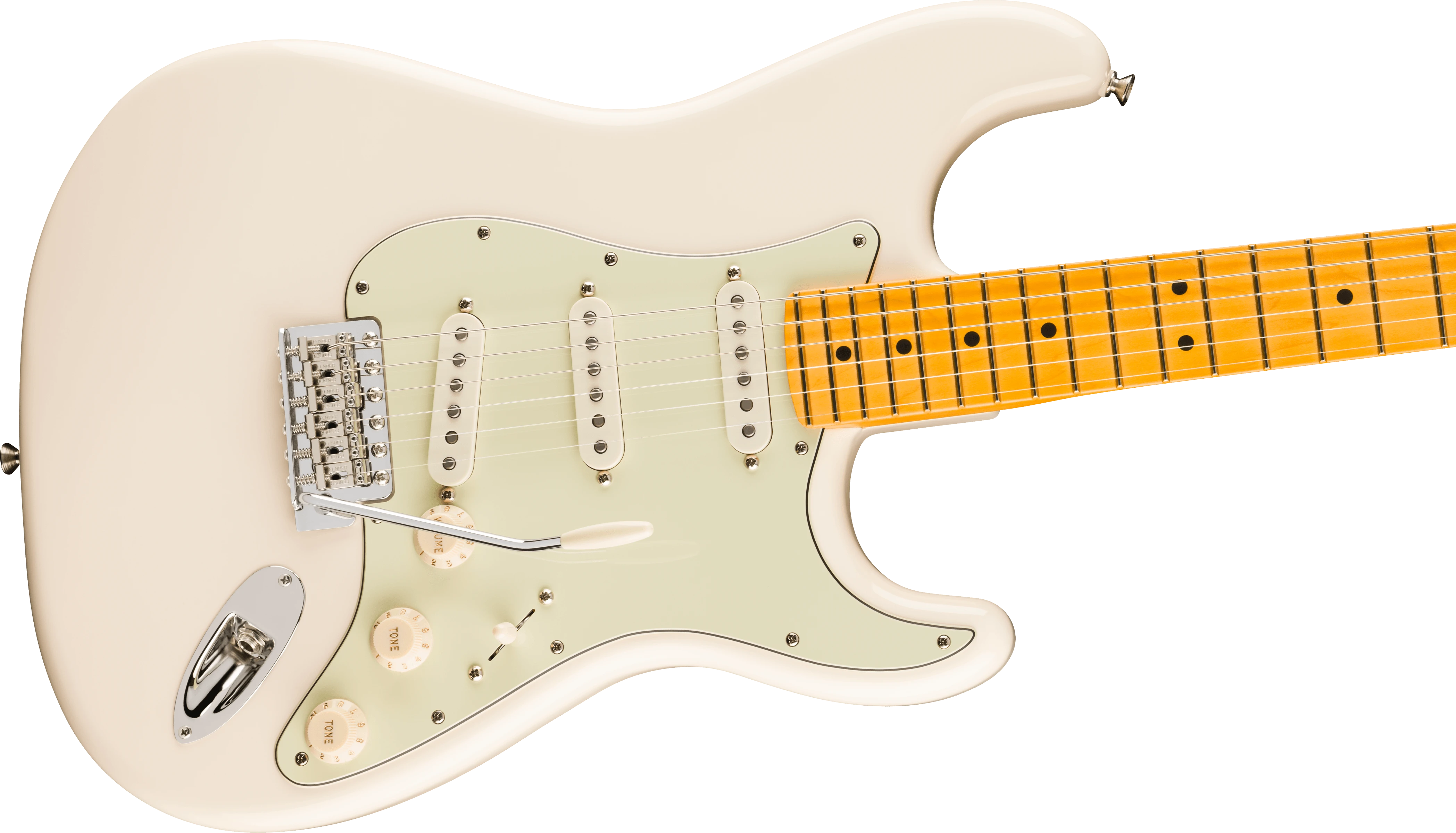 Fender® Limited Edition American Professional Classic Stratocaster® featuring the Fender® Silent System™, Maple Fingerboard, Olympic White