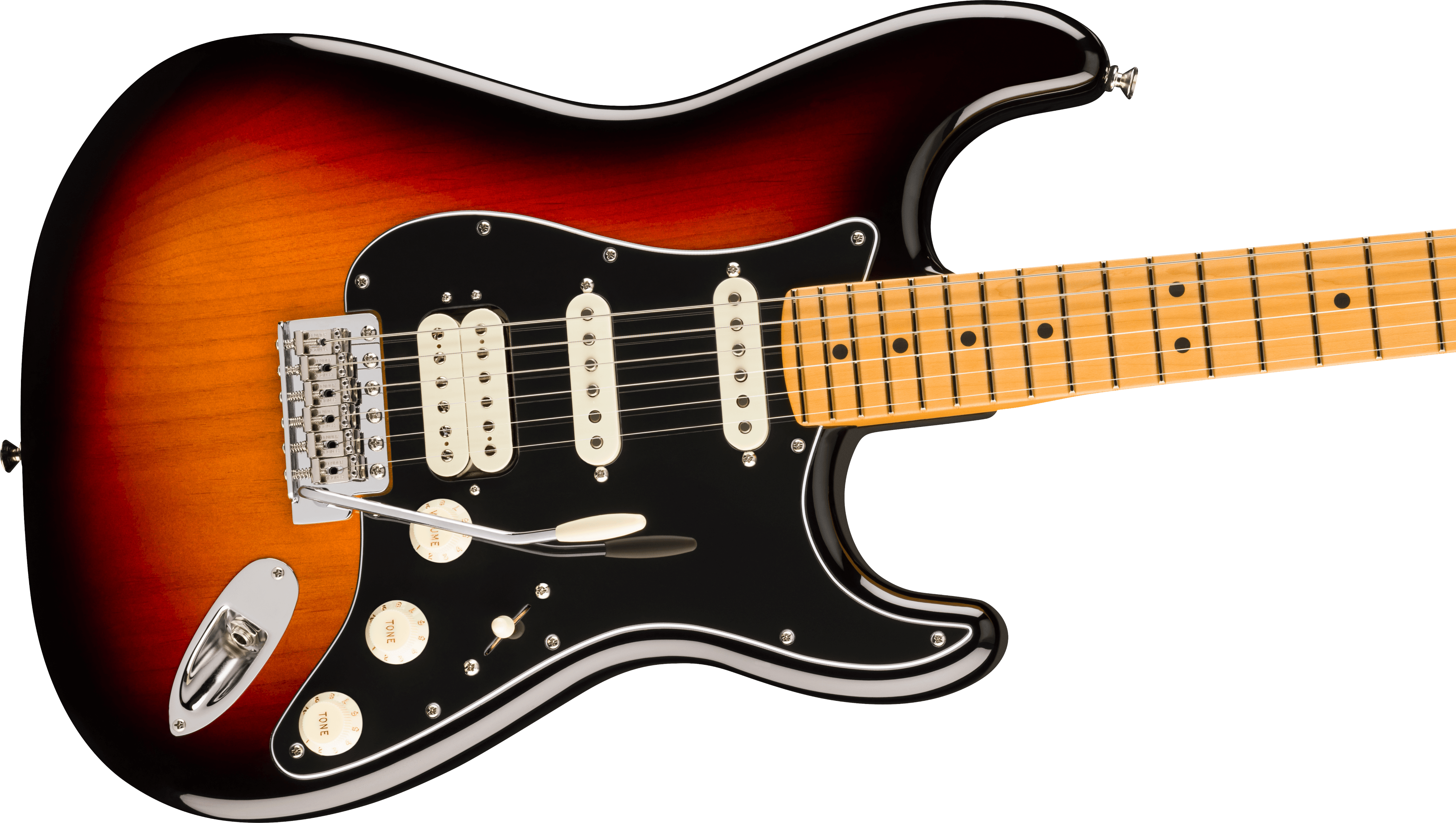 Fender® American Professional Classic Stratocaster® HSS, Maple Fingerboard, 3-Color Sunburst