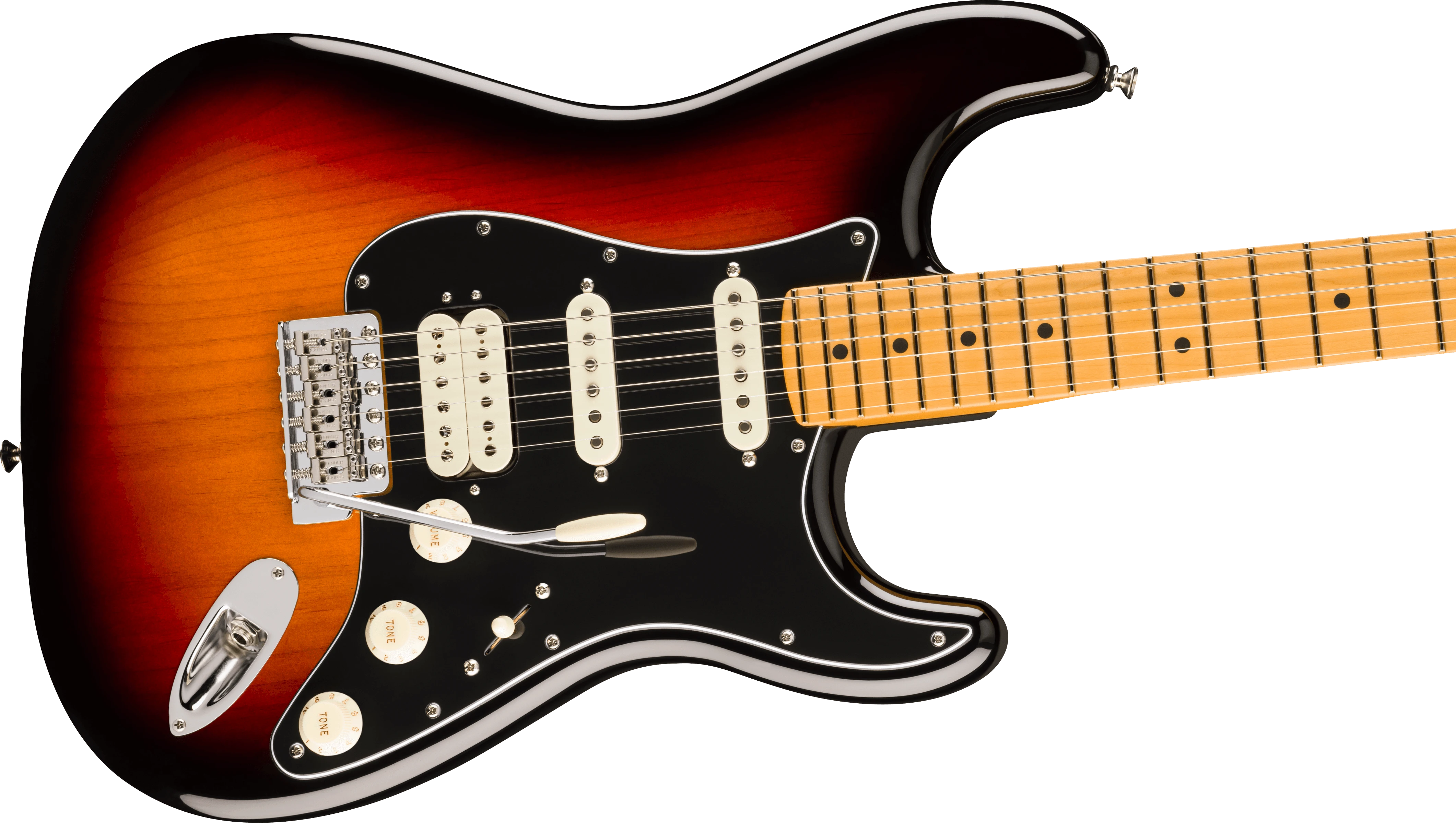Fender® American Professional Classic Stratocaster® HSS, Maple Fingerboard, 3-Color Sunburst