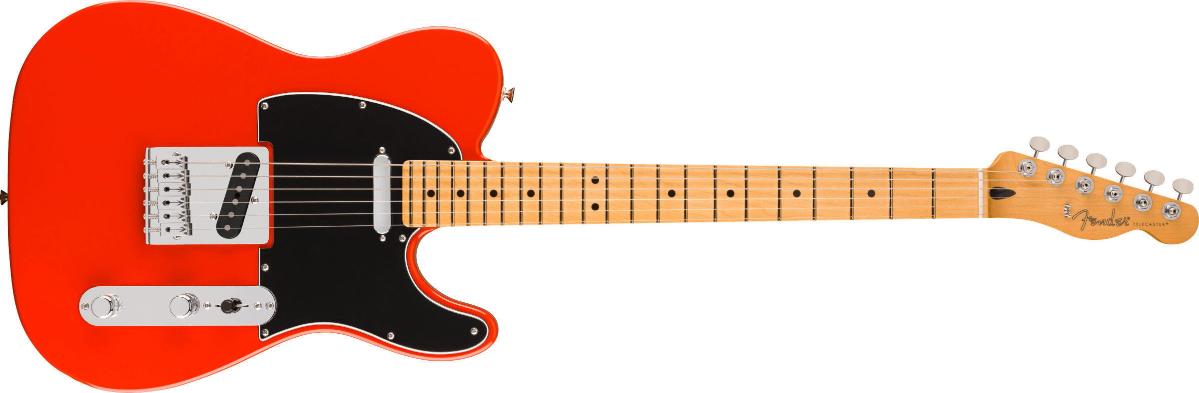 Fender® Player II Telecaster®, Maple Fingerboard, Coral Red