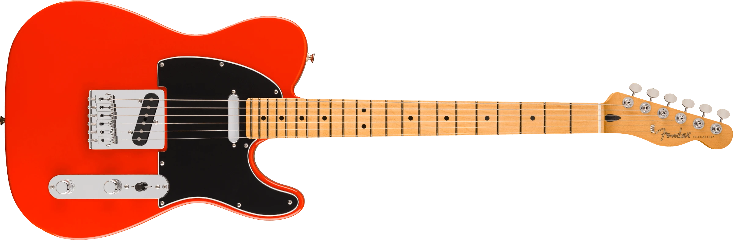 Fender® Player II Telecaster®, Maple Fingerboard, Coral Red