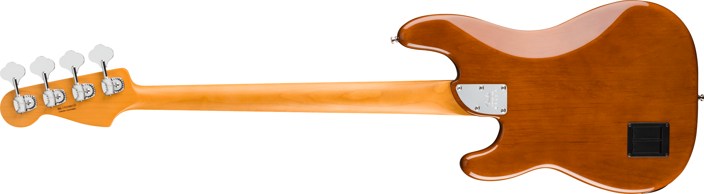 Fender® Limited Edition American Ultra Precision Bass®, Ebony Fingerboard, Tiger's Eye
