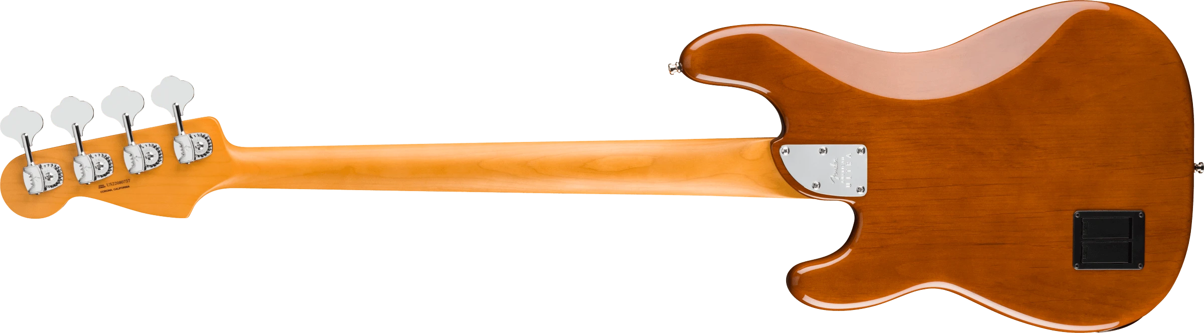 Fender® Limited Edition American Ultra Precision Bass®, Ebony Fingerboard, Tiger's Eye