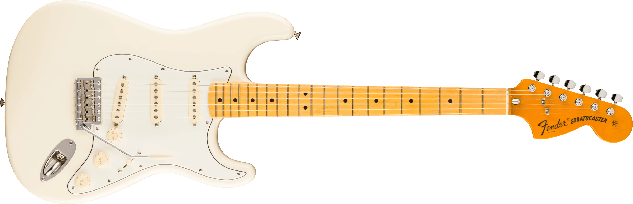 Fender® Limited Edition American Vintage II 1973 Stratocaster®, Maple Fingerboard, Olympic White
