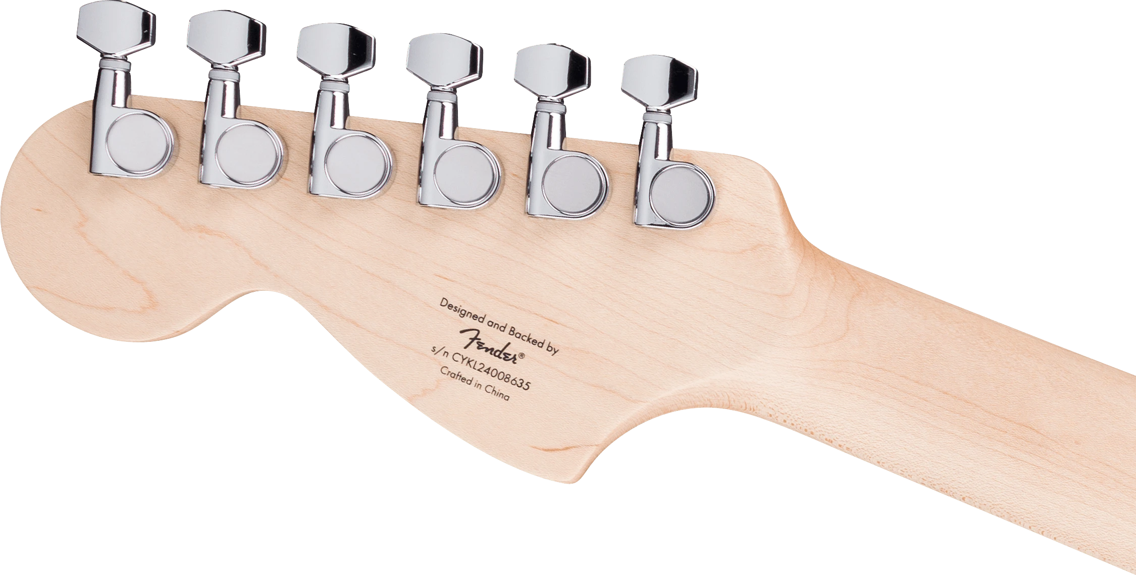 Squier® FSR Affinity™ Stratocaster® Junior HSS, Maple Fingerboard, White Pickguard, Pearl White