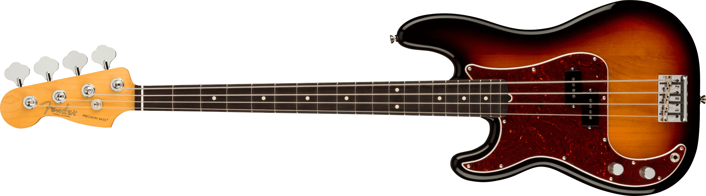 Fender® American Professional II Precision Bass® Left-Hand, Rosewood Fingerboard, 3-Color Sunburst