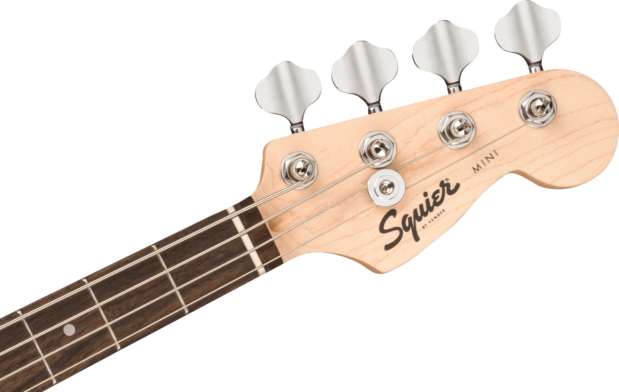 Squier® Mini Precision Bass®, Laurel Fingerboard, White Pickguard, Black