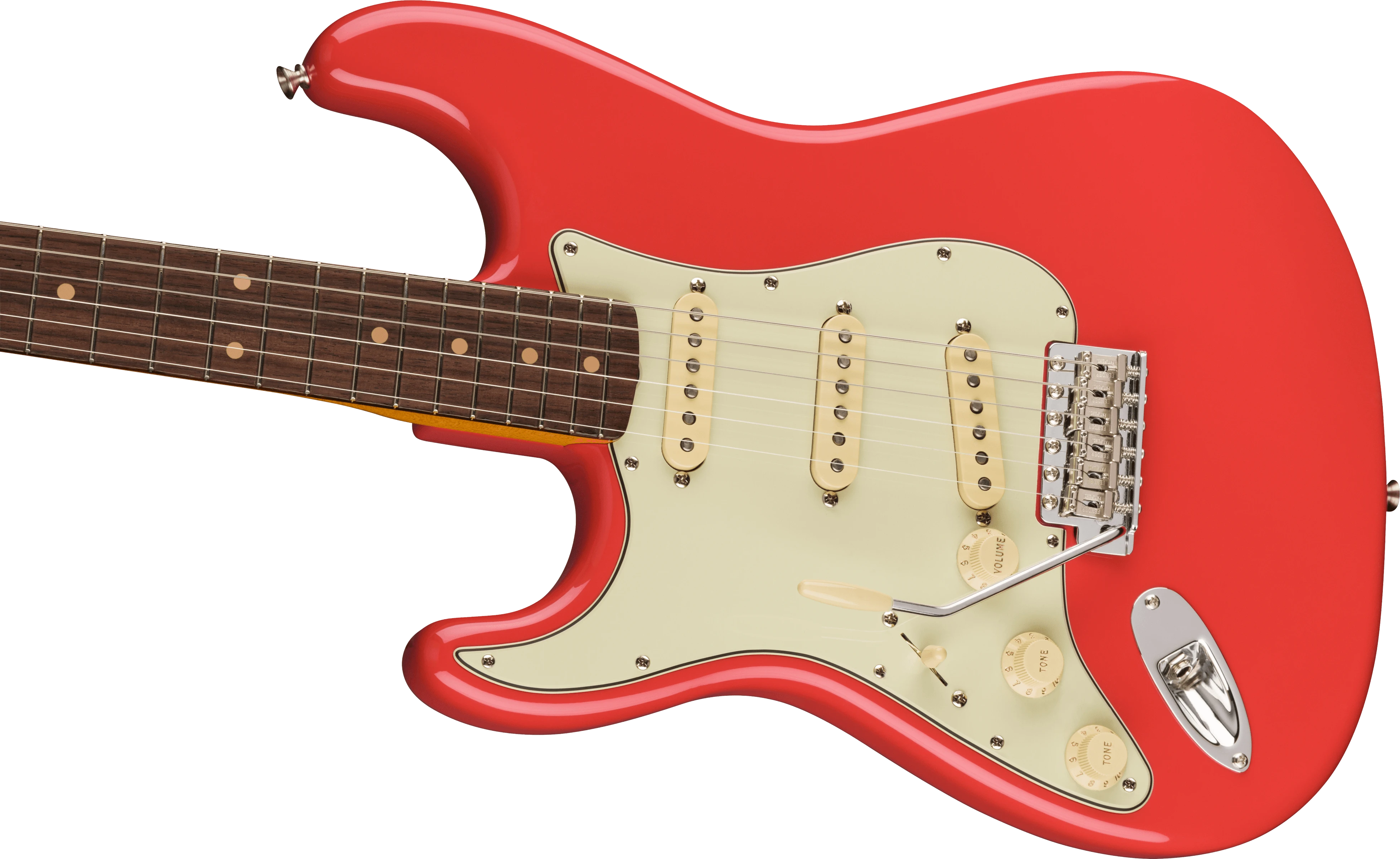 Fender® American Vintage II 1961 Stratocaster® Left-Hand, Rosewood Fingerboard, Fiesta Red