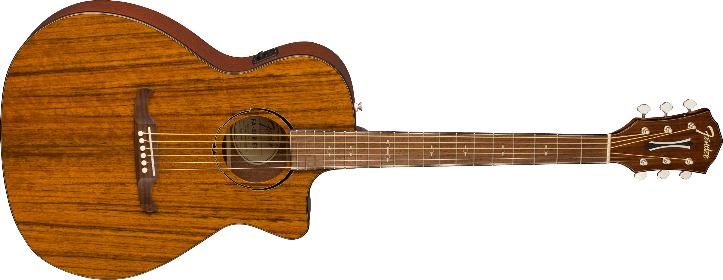 Fender® Limited Edition FA-345CE Ovangkol Exotic, Natural