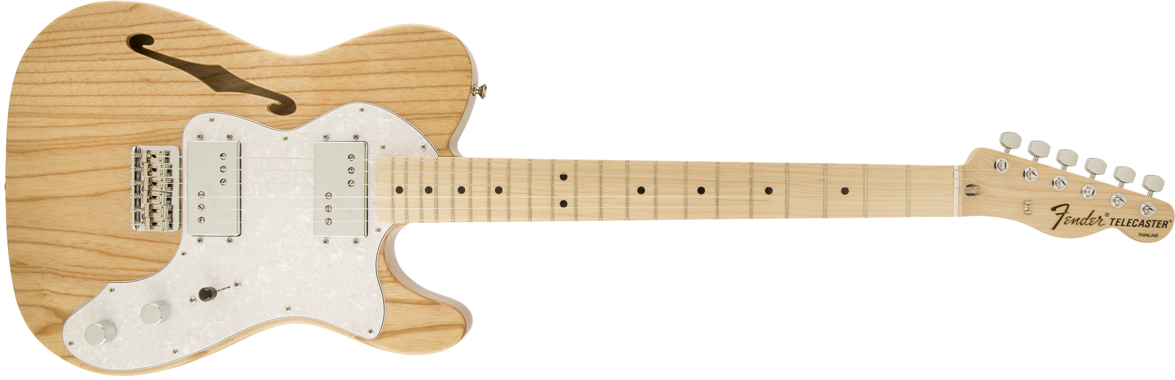 Fender® Classic Series '72 Telecaster® Thinline, Maple Fingerboard, Natural