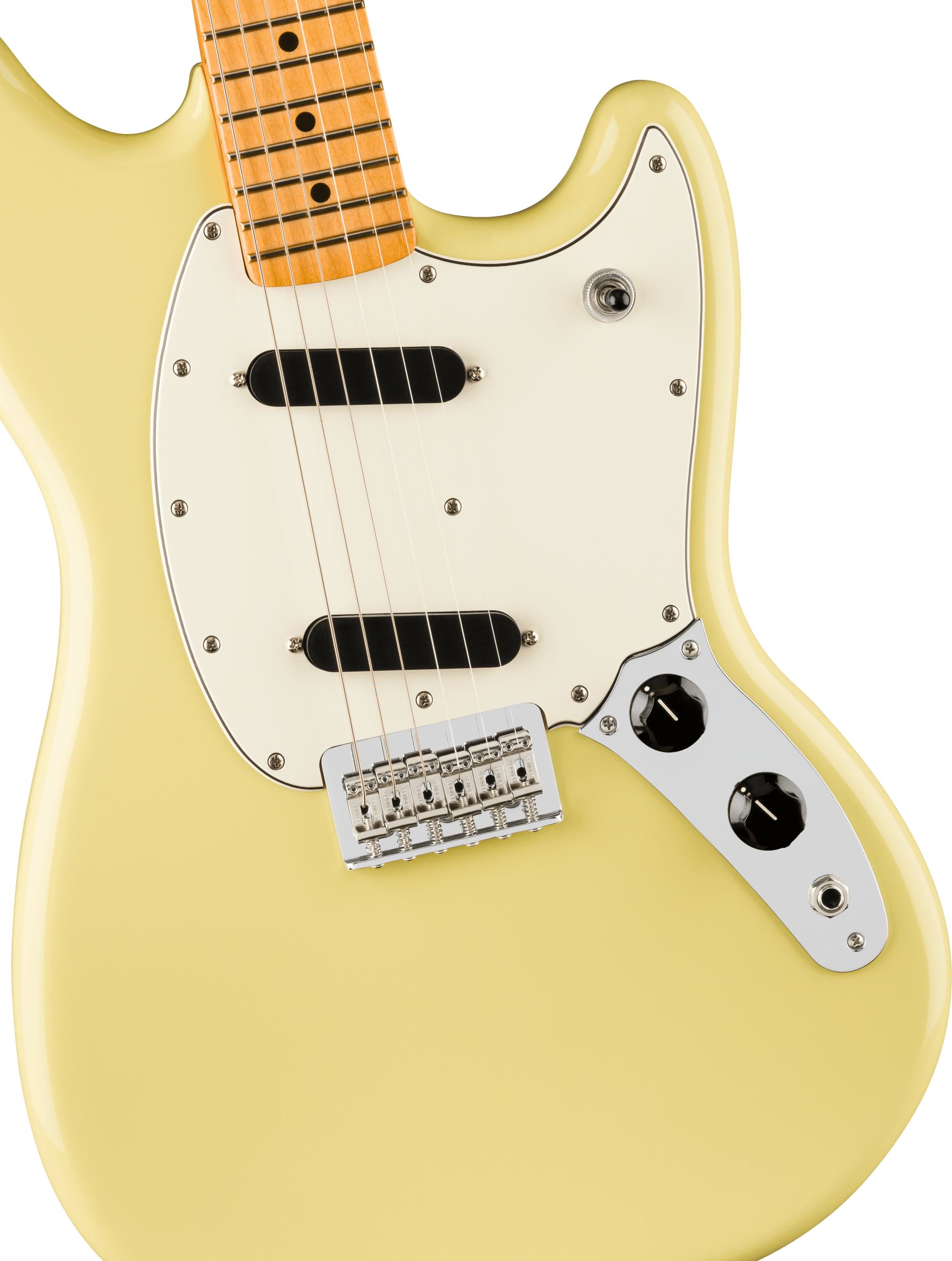 Fender® Player II Mustang®, Maple Fingerboard, Hialeah Yellow
