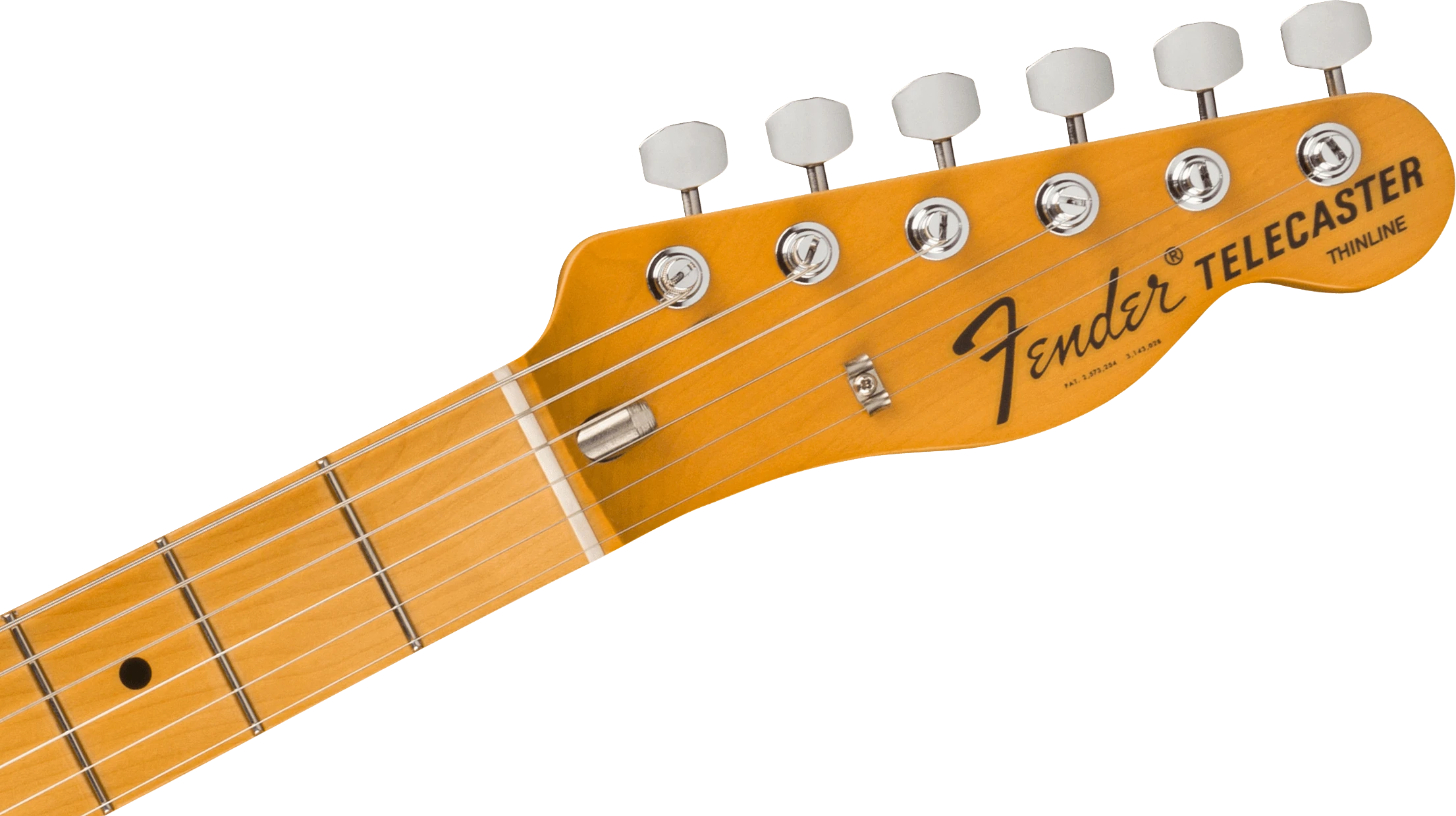 Fender® American Vintage II 1972 Telecaster® Thinline, Maple Fingerboard, Lake Placid Blue