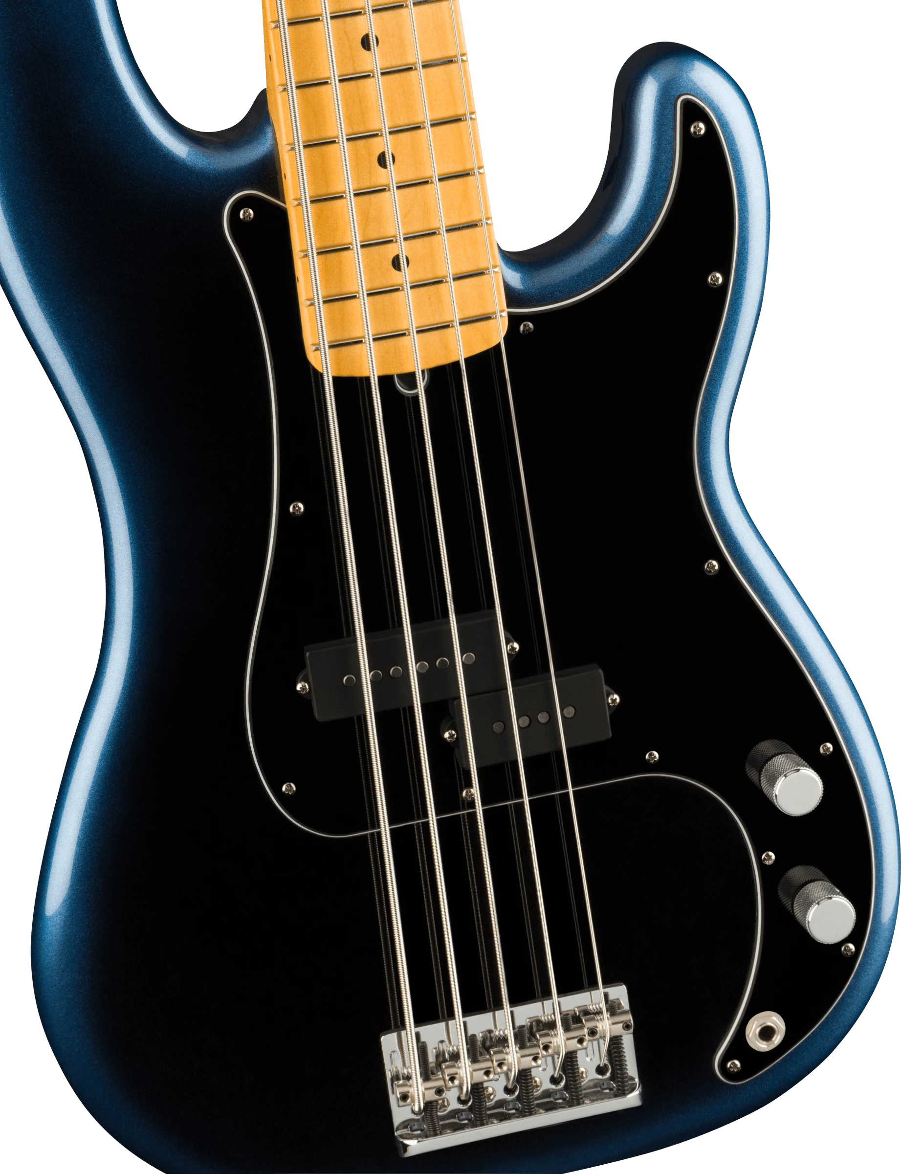 Fender® American Professional II Precision Bass® V, Maple Fingerboard, Dark Night