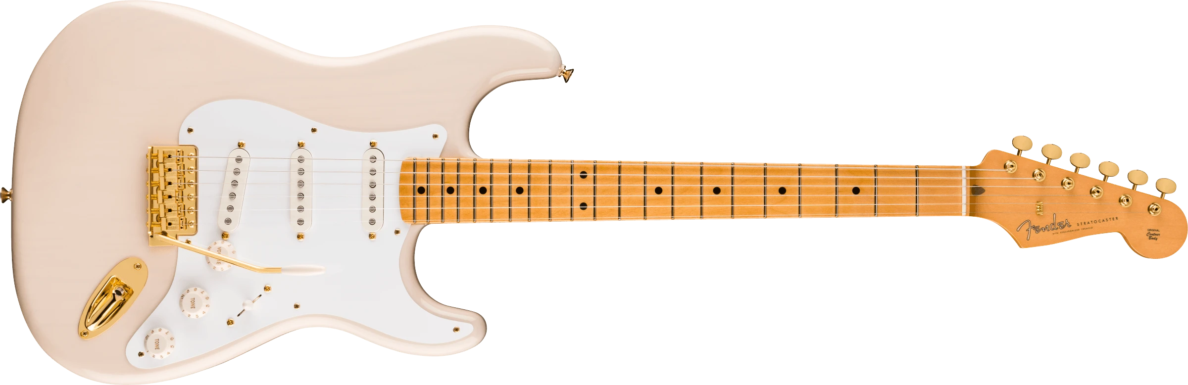 Fender® Limited Edition Vintera® III Late '50s Stratocaster®, Maple Fingerboard, White Blonde