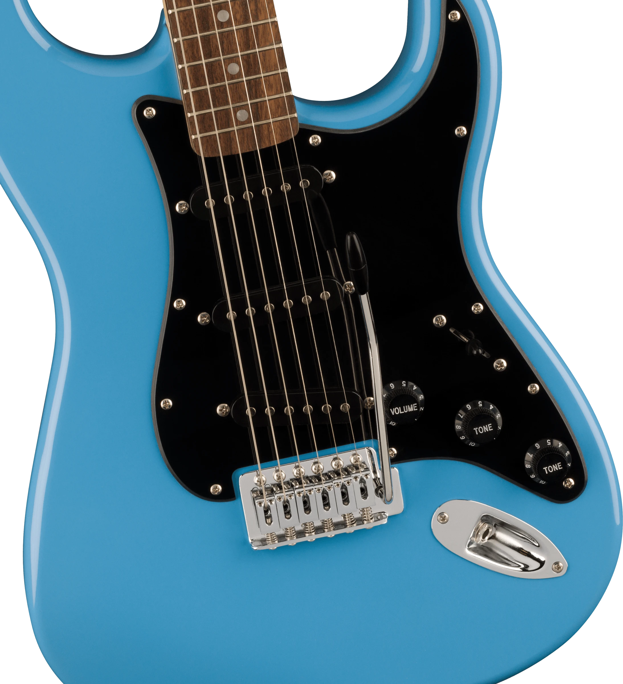 Squier® Sonic® Stratocaster®, Laurel Fingerboard, Black Pickguard, California Blue