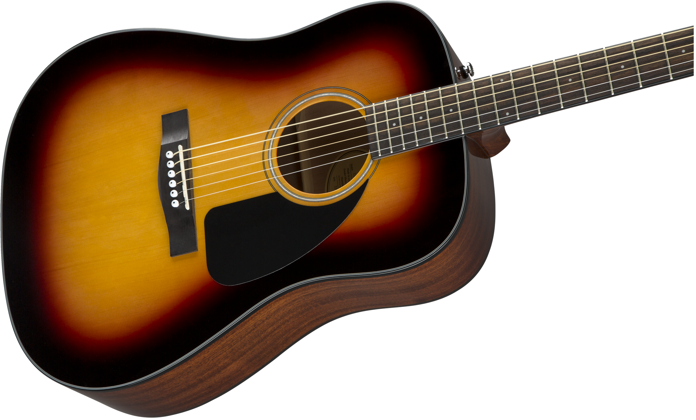 Fender® CD-60 Dreadnought V3 w/Case, Walnut Fingerboard, Sunburst