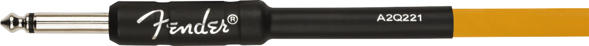 Fender® Professional Glow in the Dark Cable, Orange, 18.6'