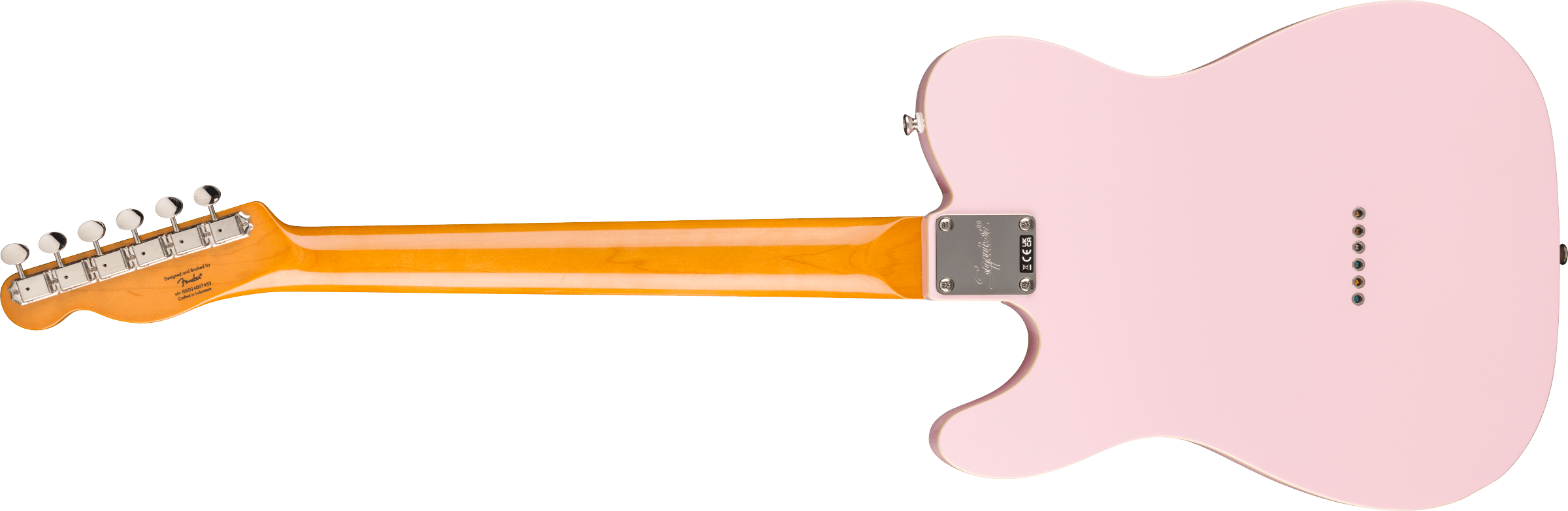 Squier® FSR Classic Vibe™ '60s Custom Esquire®, Laurel Fingerboard, Mint Pickguard, Shell Pink