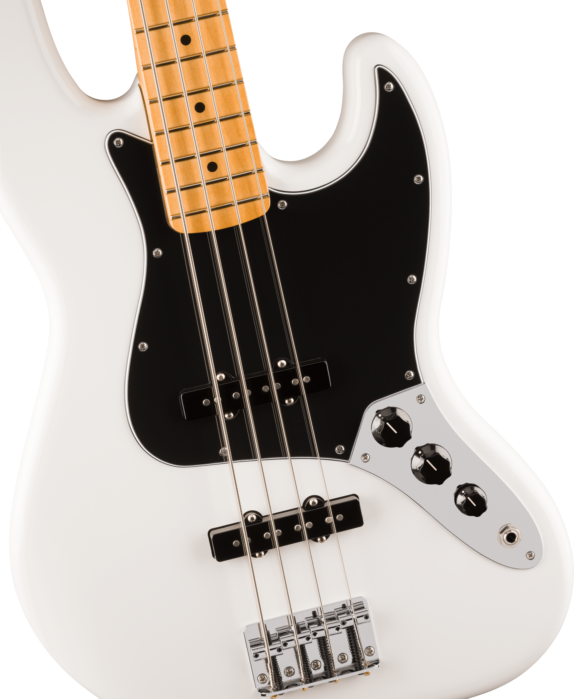 Fender® Player II Jazz Bass®, Maple Fingerboard, Polar White