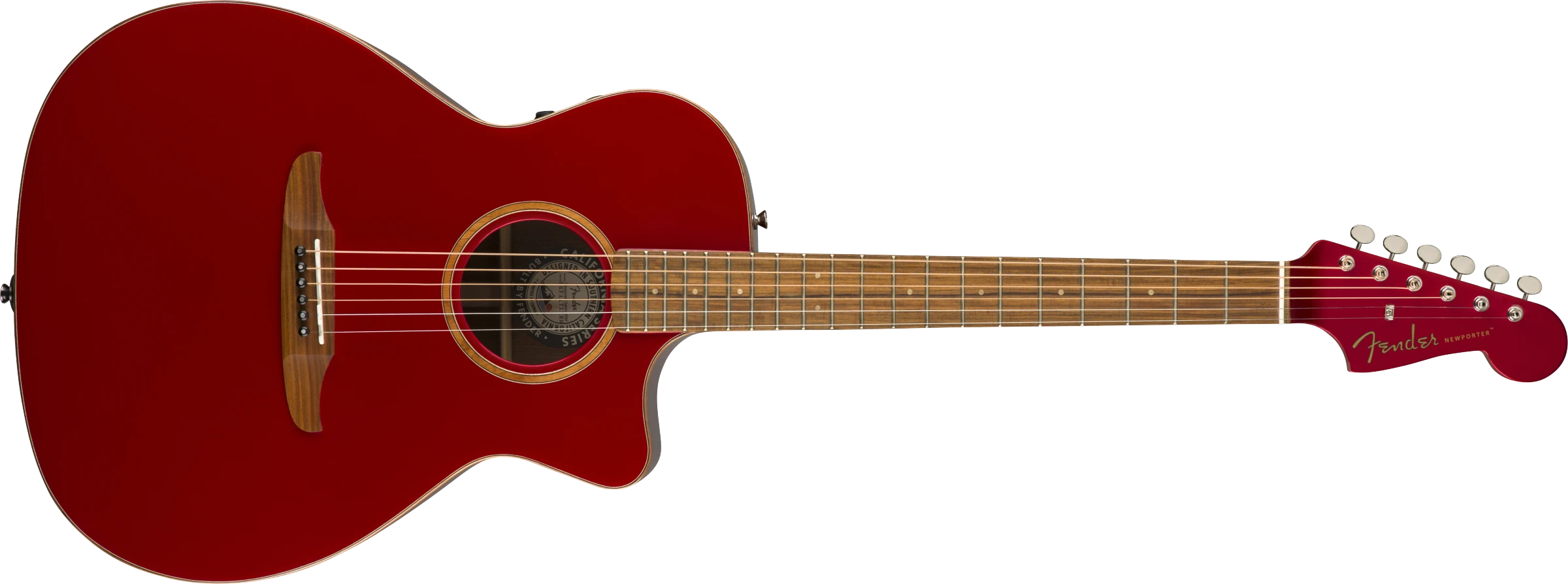 Fender® Newporter Classic w/Bag, Pau Ferro Fingerboard, Hot Rod Red Metallic