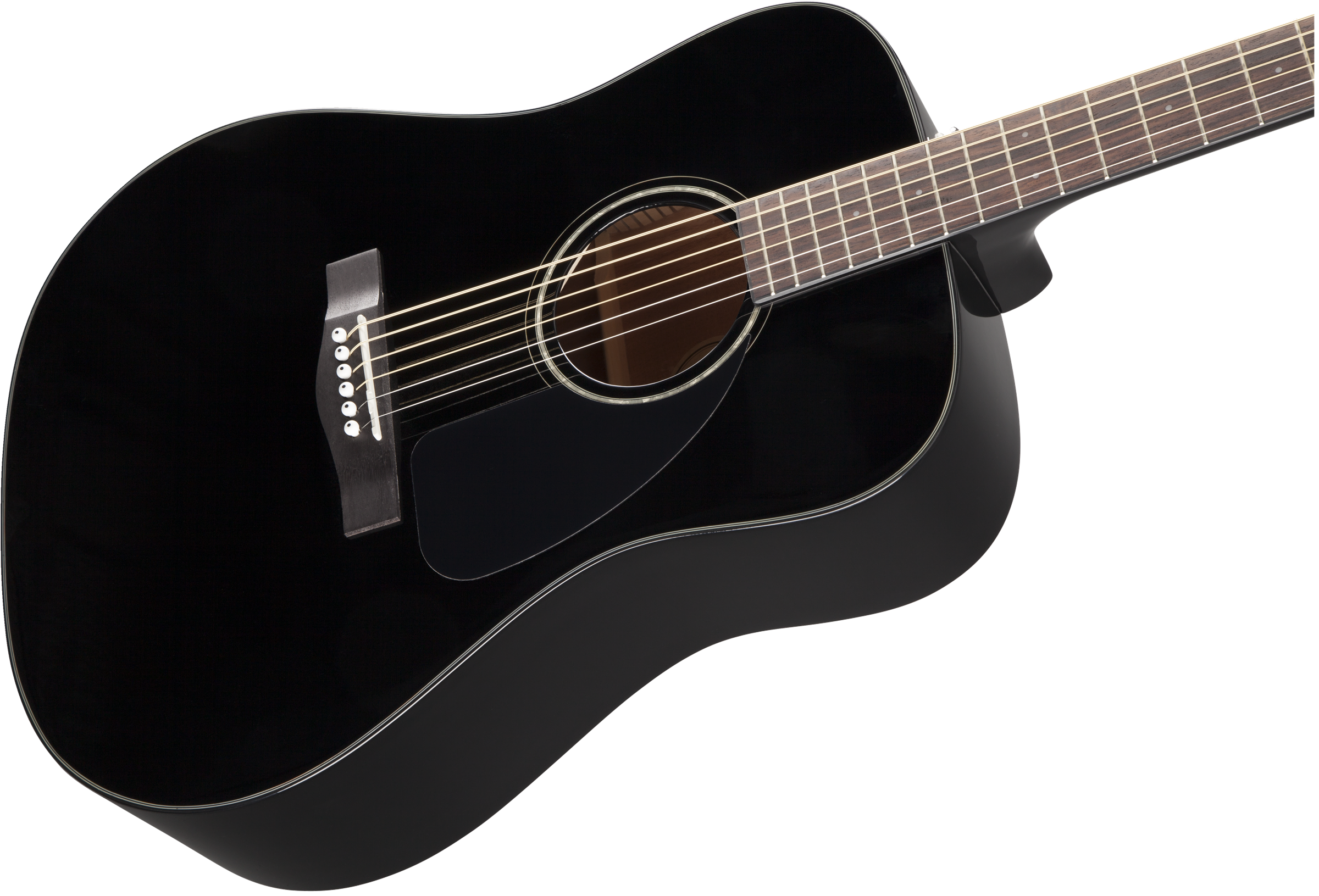 Fender® CD-60 Dreadnought V3 w/Case, Walnut Fingerboard, Black
