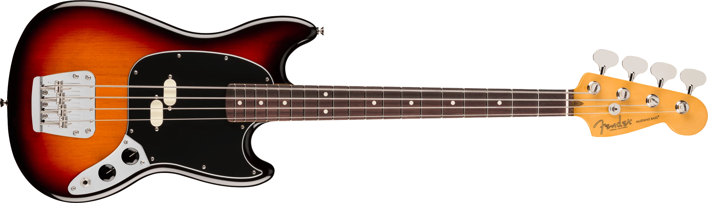 Fender® American Professional Classic Mustang Bass®, Rosewood Fingerboard, 3-Color Sunburst