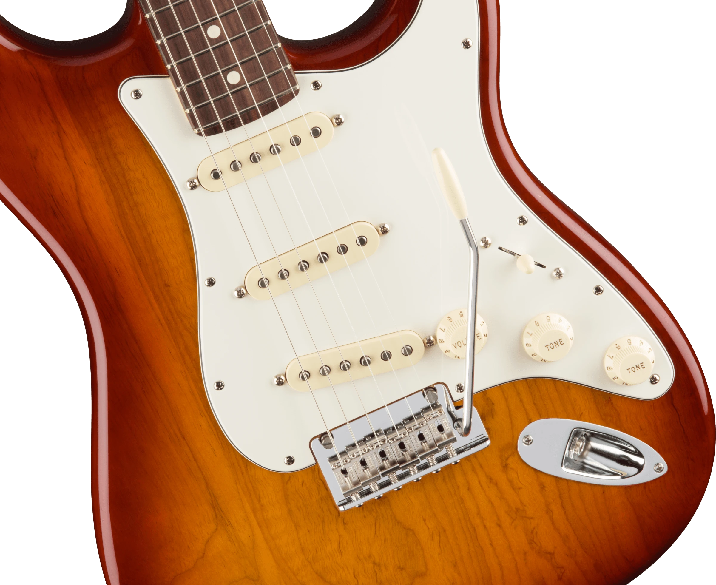 Fender® American Pro Stratocaster®, Rosewood Fingerboard, Sienna Sunburst