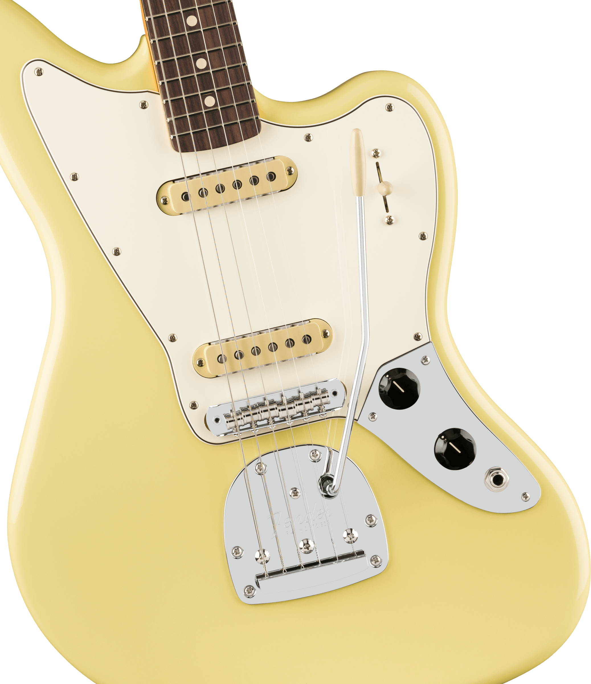 Fender® Player II Jaguar®, Rosewood Fingerboard, Hialeah Yellow