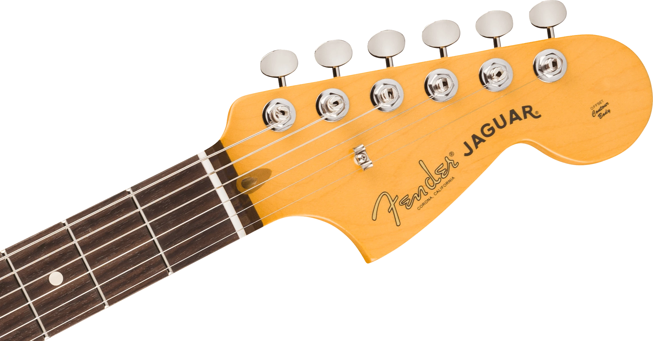 Fender® American Professional Classic Jaguar®, Rosewood Fingerboard, Faded Firemist Gold