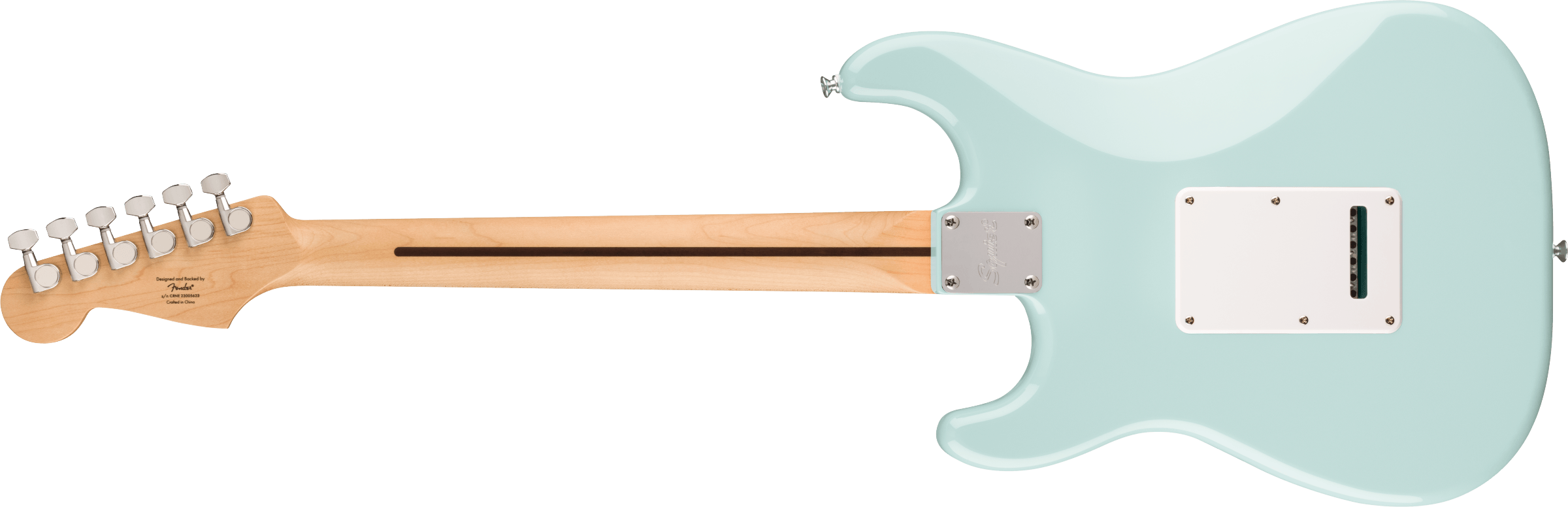 Squier® FSR Squier Sonic® Stratocaster® Pack, Maple Fingerboard, White Pickguard, Sonic Blue, Gig Bag, Frontman® 10G - 230V