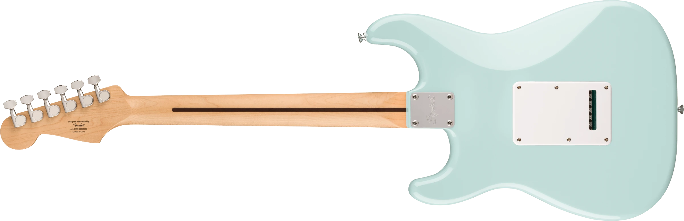 Squier® FSR Squier Sonic® Stratocaster® Pack, Maple Fingerboard, White Pickguard, Sonic Blue, Gig Bag, Frontman® 10G - 230V