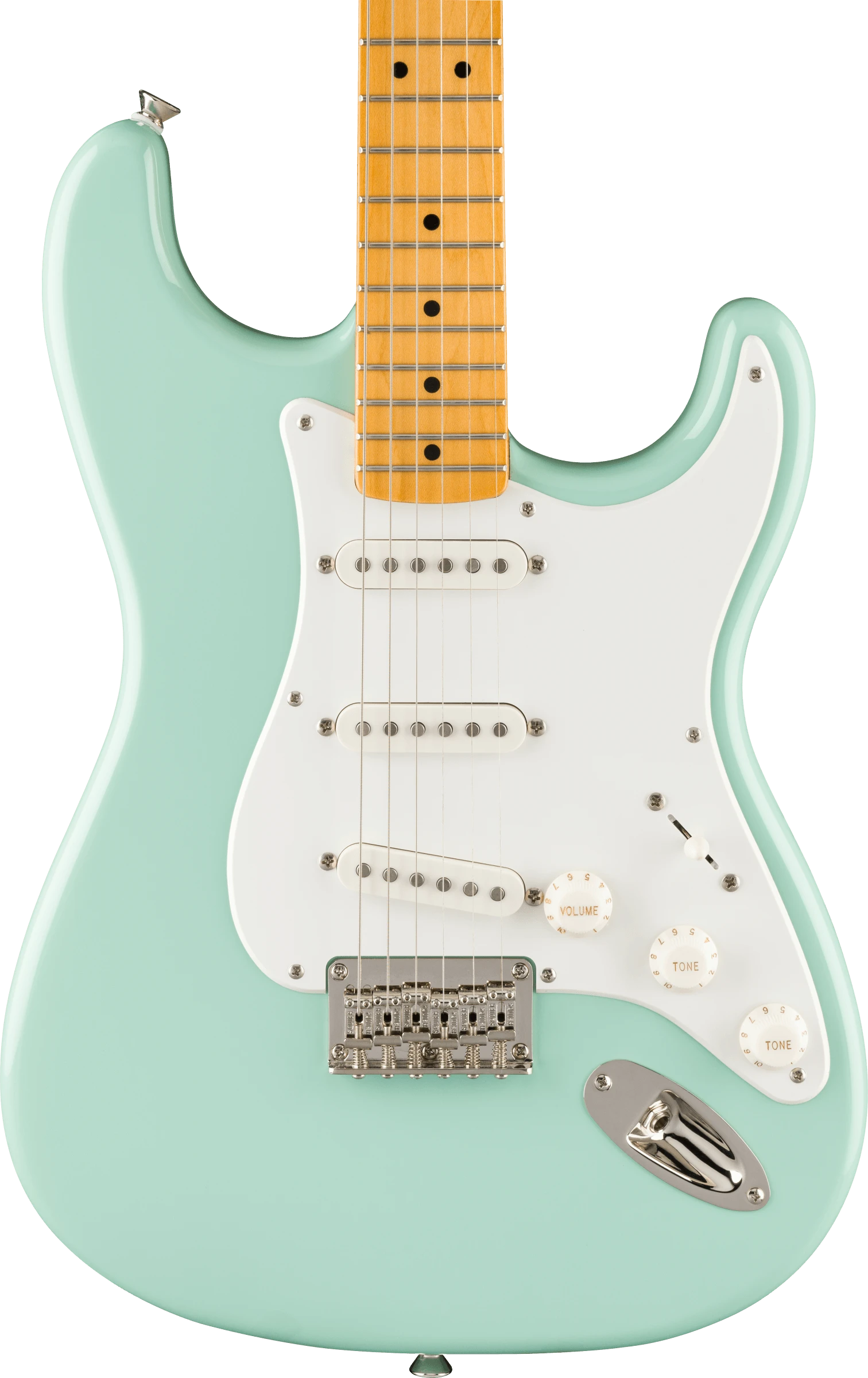 Squier® Classic Vibe™ '50s Stratocaster® HT, Maple Fingerboard, Parchment Pickguard, Surf Green