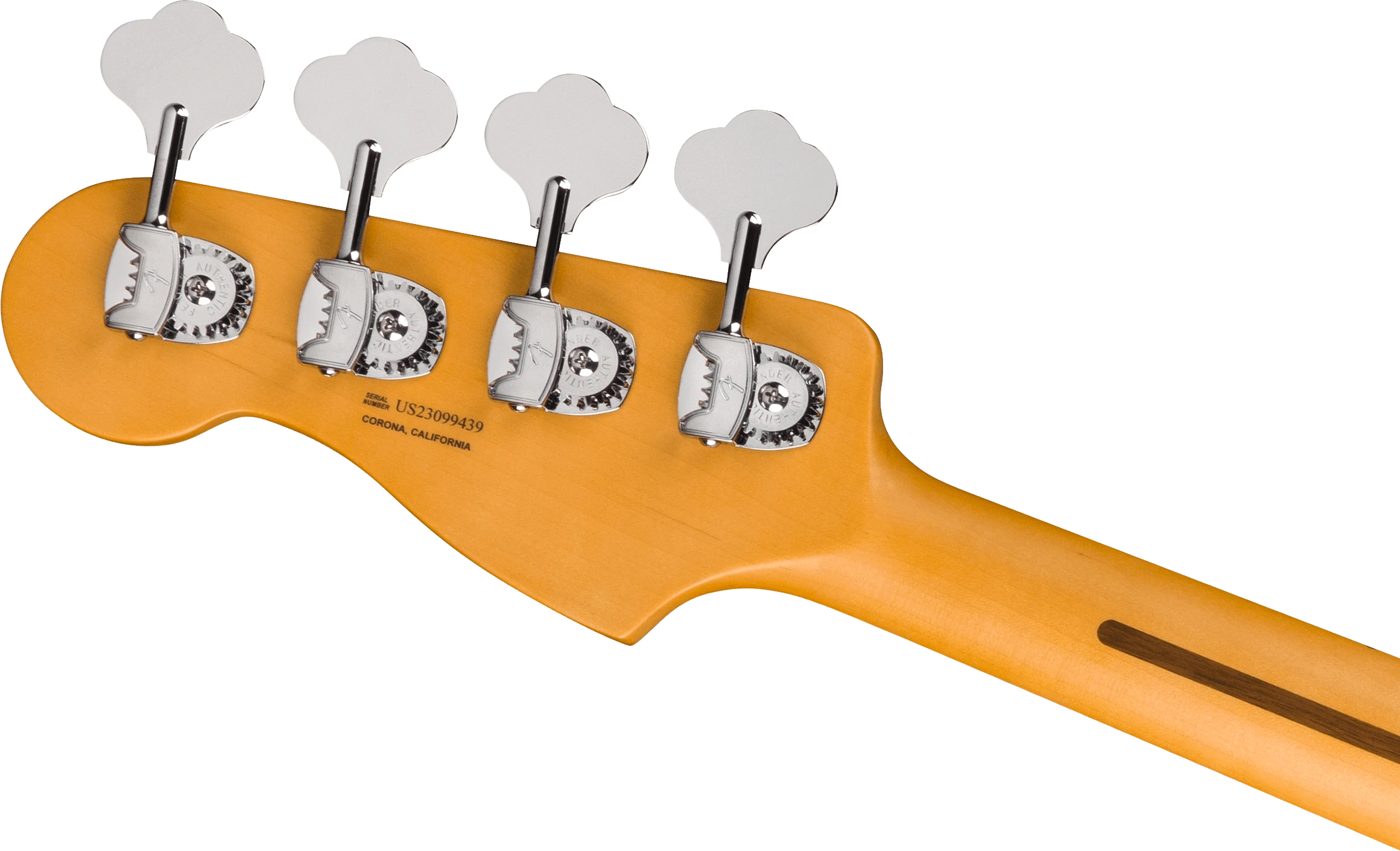 Fender® American Ultra II Precision Bass®, Ebony Fingerboard, Texas Tea