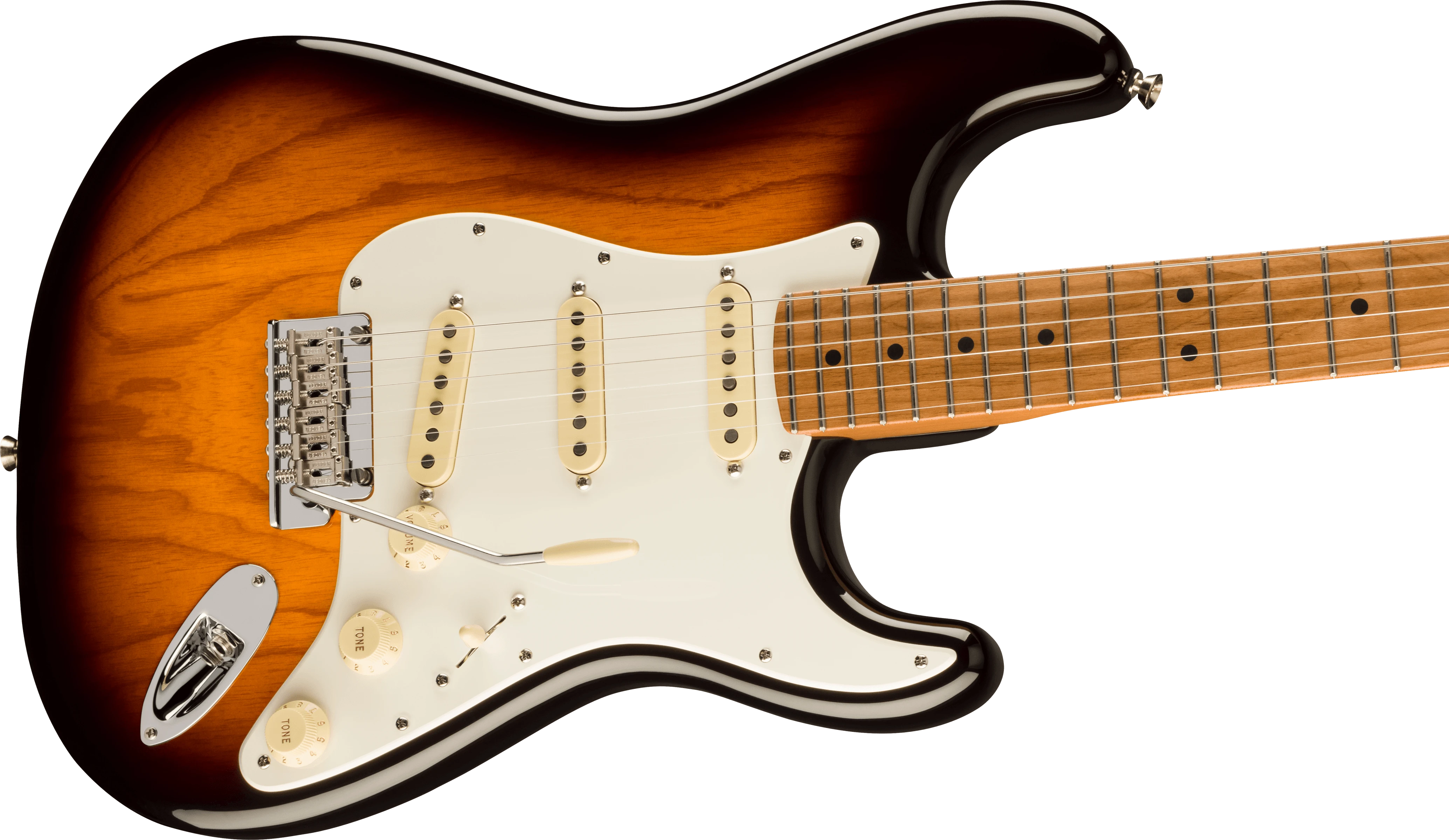 Fender® American Professional II Stratocaster, Roasted Maple Fingerboard, Anniversary 2-Color Sunburst