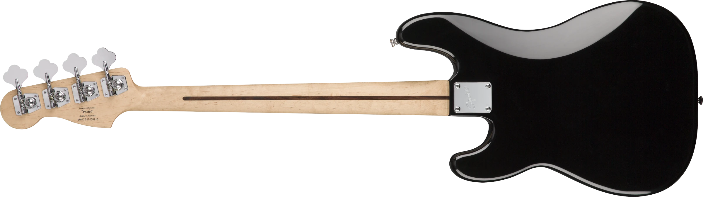 Squier® Affinity Series™ Precision Bass® PJ Pack, Laurel Fingerboard, Black, Gig Bag, Rumble™ 15 - 230V EU