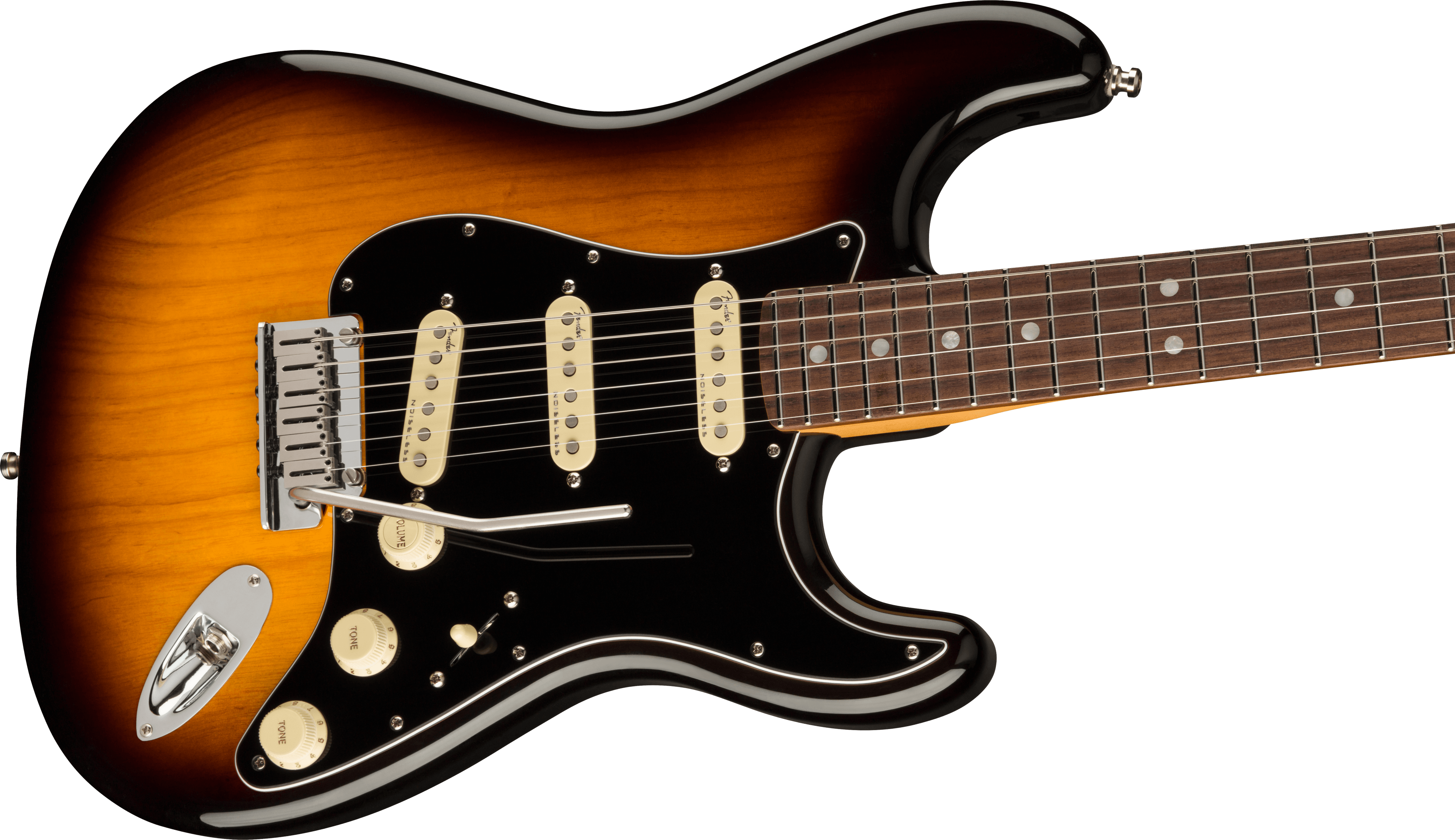 Fender® American Ultra Luxe Stratocaster®, Rosewood Fingerboard, 2-Color Sunburst