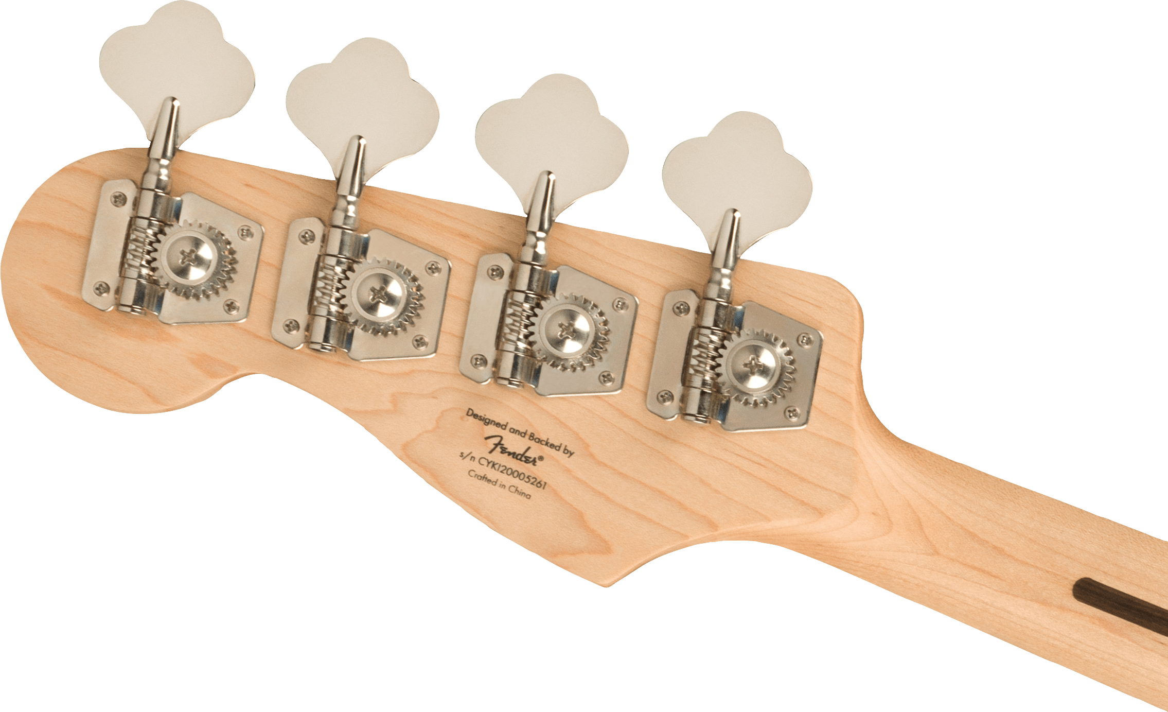 Squier® Affinity Series® Jaguar® Bass H, Maple Fingerboard, Black Pickguard, Black