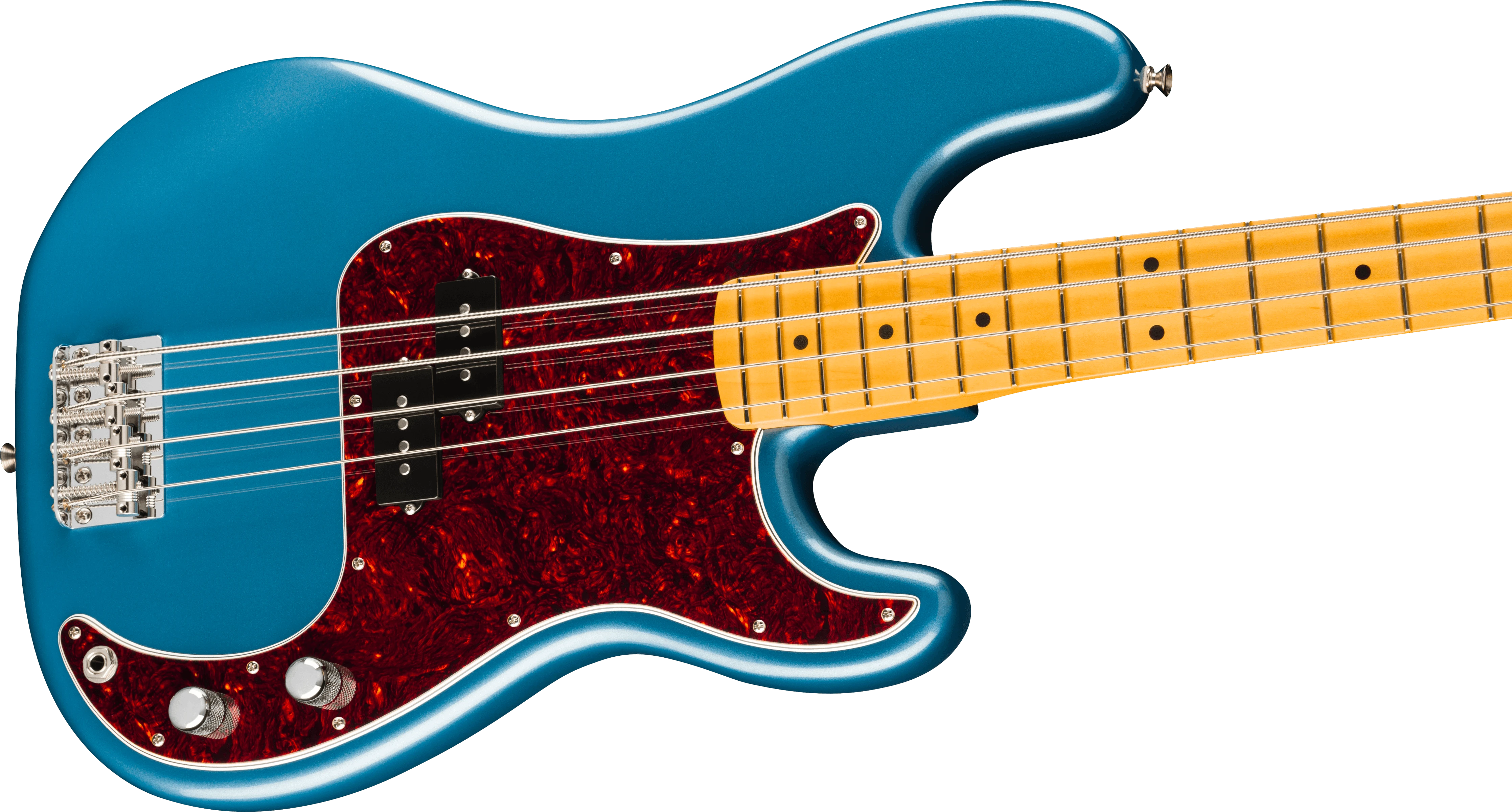 Fender® American Professional Classic Precision Bass®, Maple Fingerboard, Faded Lake Placid Blue