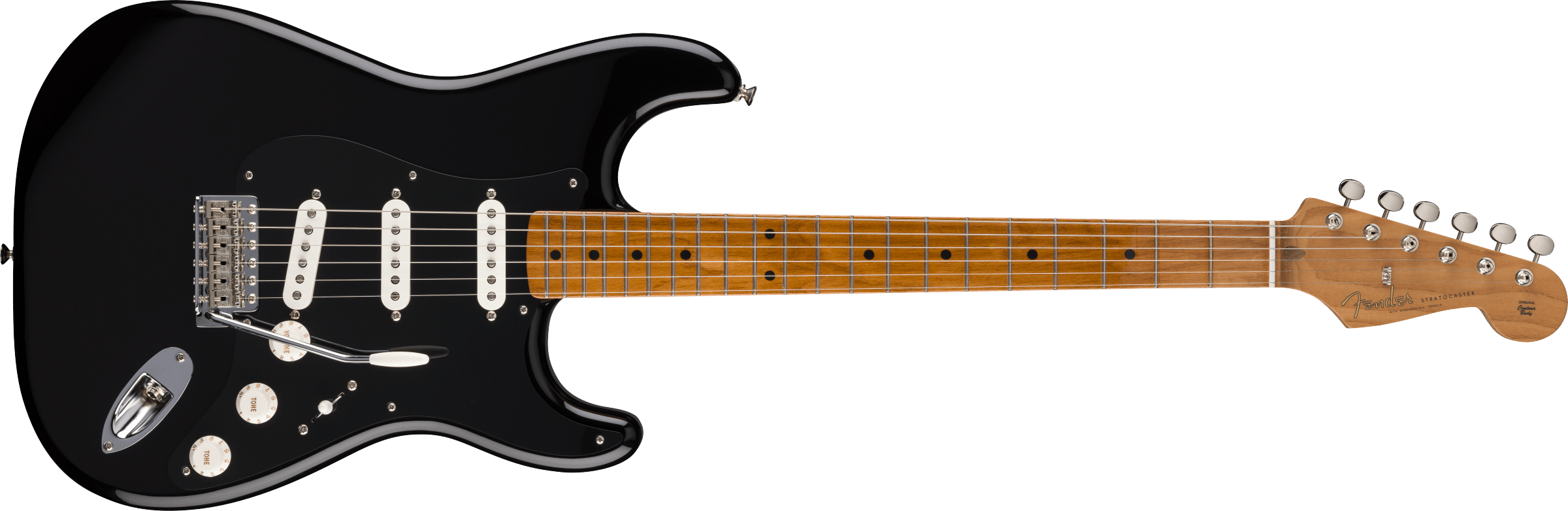 Fender® Limited Edition Vintera II '50s Stratocaster®, Roasted Maple Fingerboard, Black