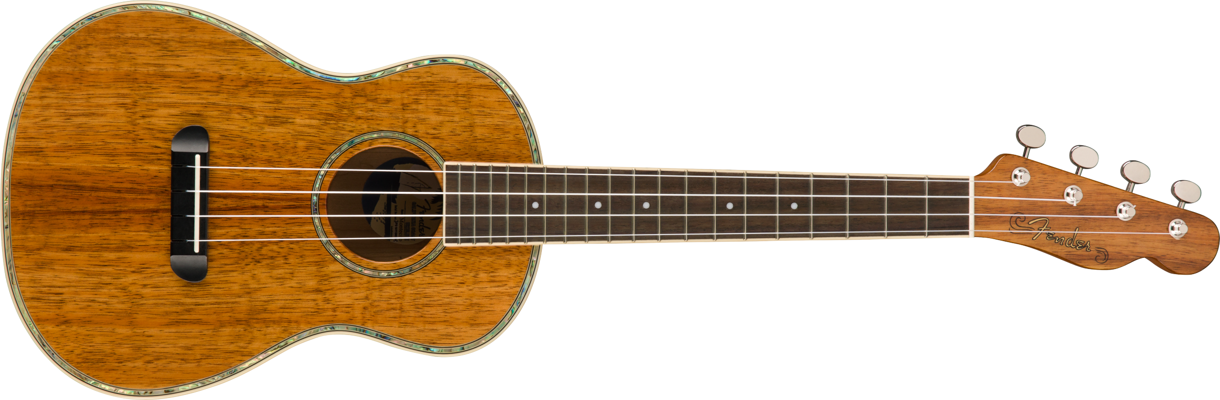 Fender® Montecito Tenor Ukulele, Walnut Fingerboard, Natural