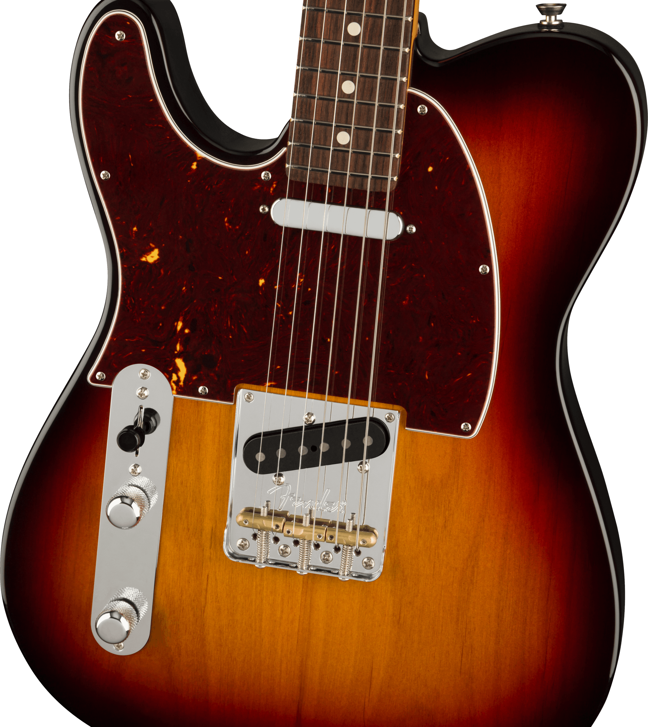 Fender® American Professional II Telecaster® Left-Hand, Rosewood Fingerboard, 3-Color Sunburst