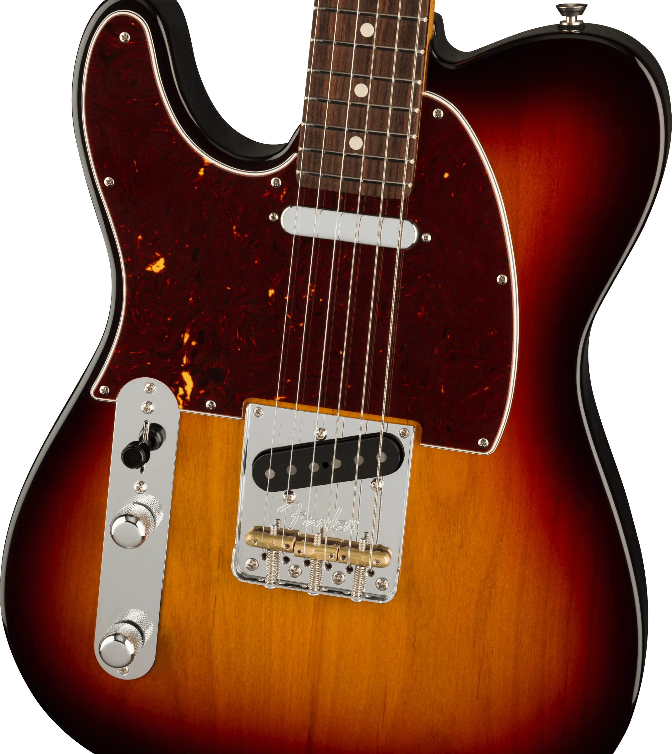 Fender® American Professional II Telecaster® Left-Hand, Rosewood Fingerboard, 3-Color Sunburst