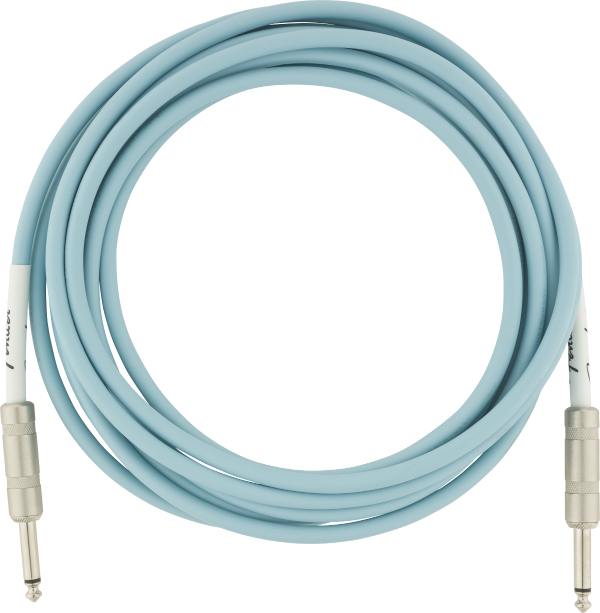 Fender® Original Series Instrument Cable, 10', Daphne Blue