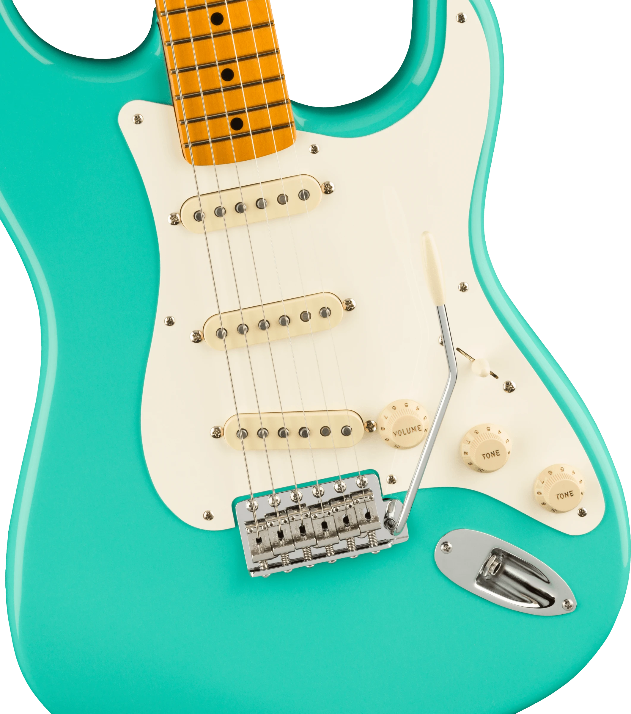 Fender® American Vintage II 1957 Stratocaster®, Maple Fingerboard, Sea Foam Green